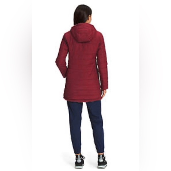 THE NORTH FACE Junction Insulated Parka Women’s Long Jacket Beetroot Small - Picture 6 of 13